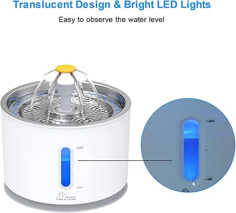 Translucent Design and Bright LED Lights