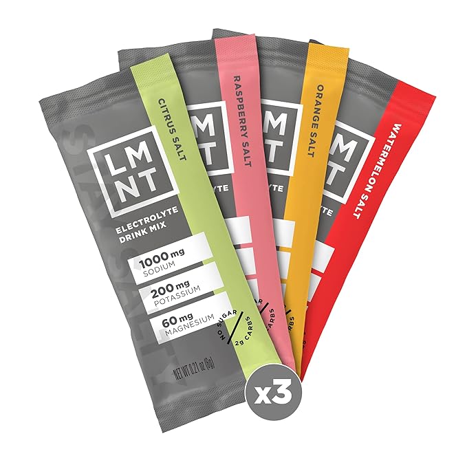 #1 LMNT Electrolyte Drink Mix - Zero Sugar, Keto-Friendly Hydration, 12-Count Variety Pack
