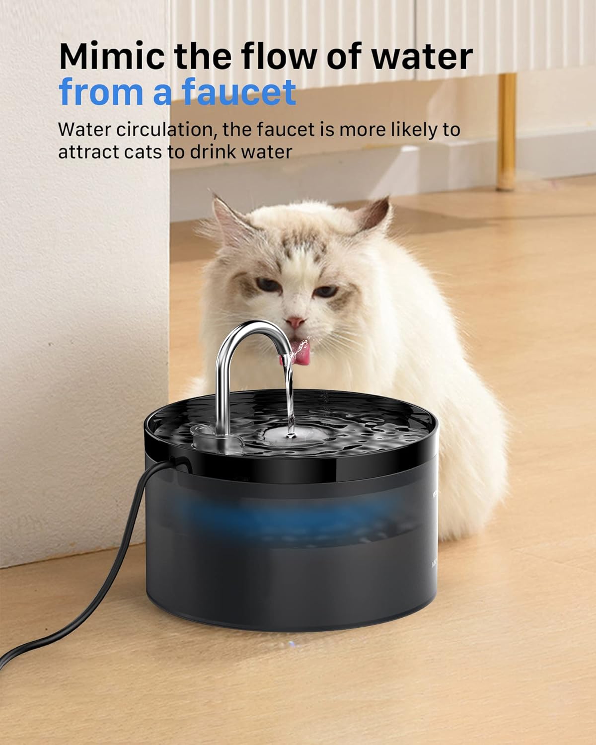Dual Water Flow Modes to Encourage Drinking