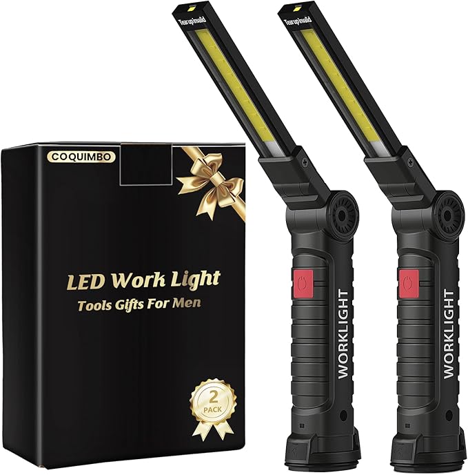 Coquimbo LED Rechargeable Work Light Gift Set for Dad
