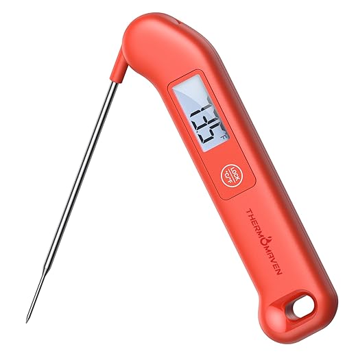 Digital Instant Read Meat Thermometer for Grilling and BBQ Gift