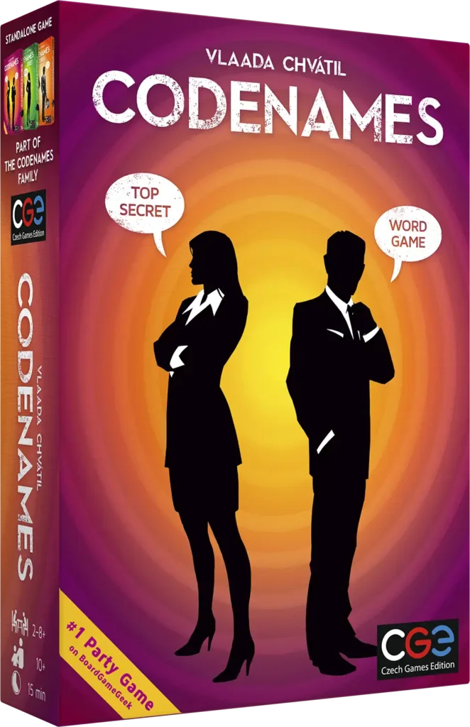 Codenames board game official Czech Games Edition box image