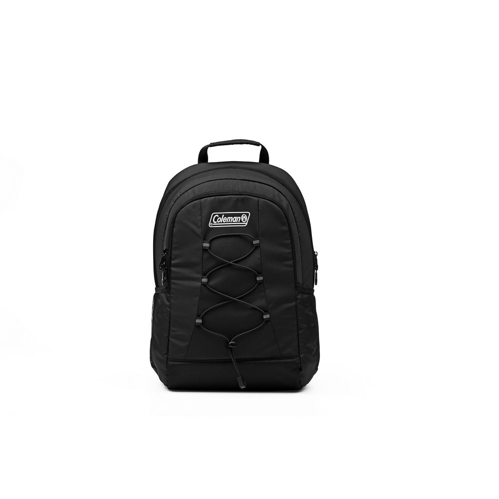 Black Coleman CHILLER 28-Can Soft-Sided Backpack Cooler